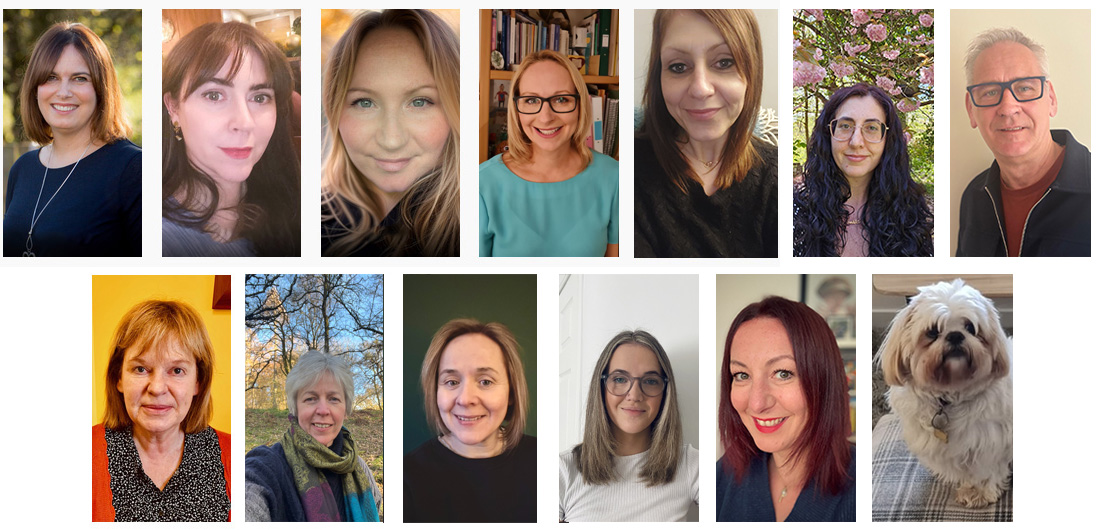 profile photos collage our Bearsden based therapists