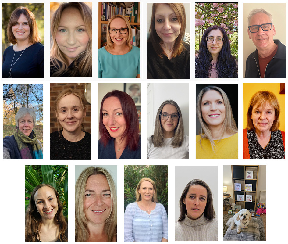 collage photos of all our therapists